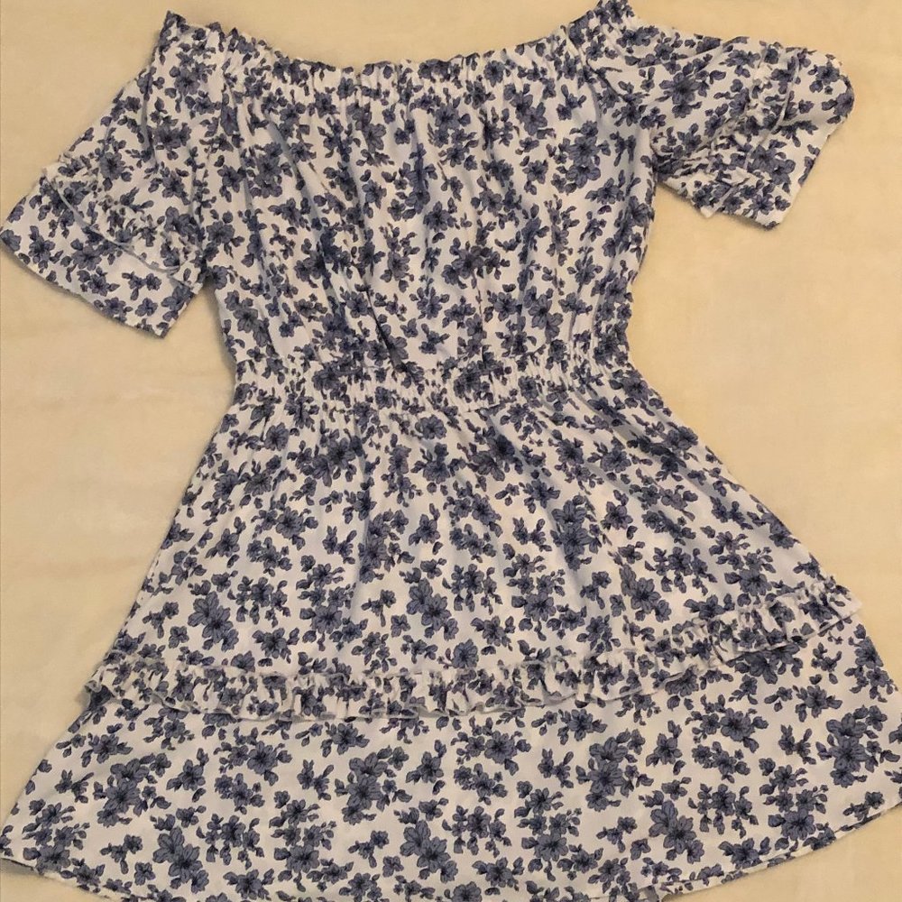 Floral Off the Shoulder Dress